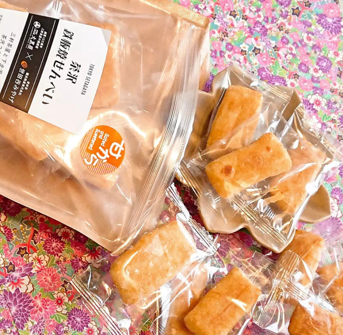 茶沢 鉄板焼せんべい 甘辛