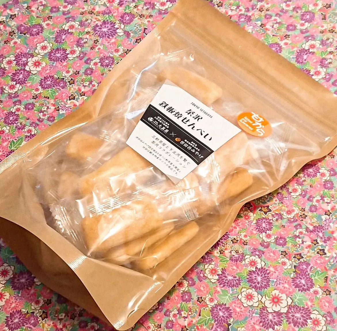 茶沢 鉄板焼せんべい 甘辛