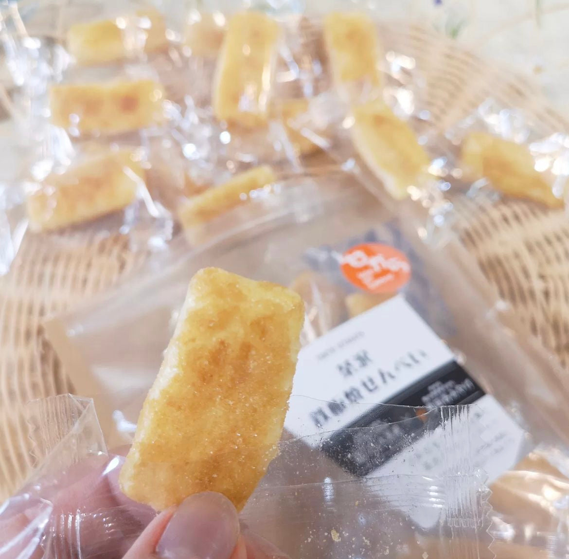 茶沢 鉄板焼せんべい 甘辛