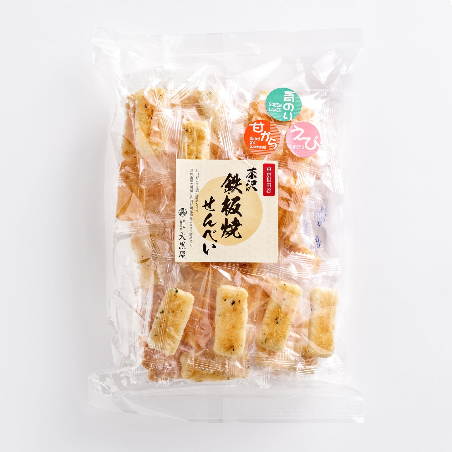 茶沢 鉄板焼せんべい お徳用ミックス
