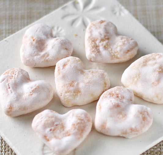 ミニハートせんべい 砂糖